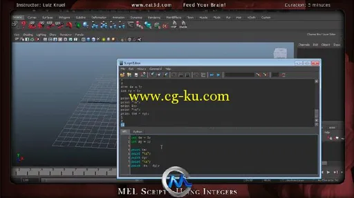 Maya脚本基础应用视频教程 Eat 3D Autodesk Maya Scripting An Introduction and A...的图片2