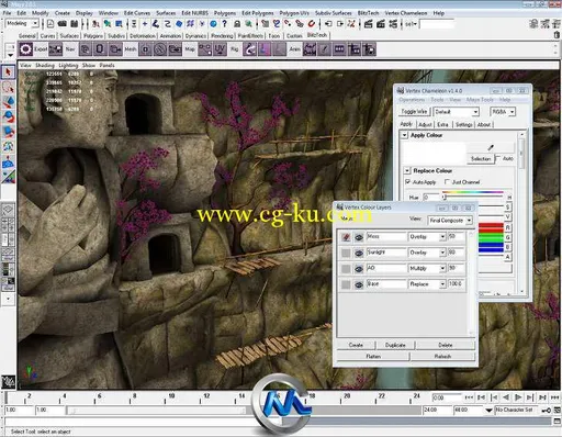 Maya颜色工具栏插件V1.6.91版 RenderHeads Vertex Chameleon v1.6.91 for Maya 201...的图片3