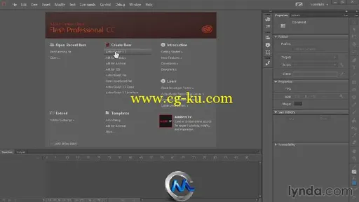 Flash Professional CC基础训练视频教程 Lynda.com Up and Running with Flash Pro...的图片3
