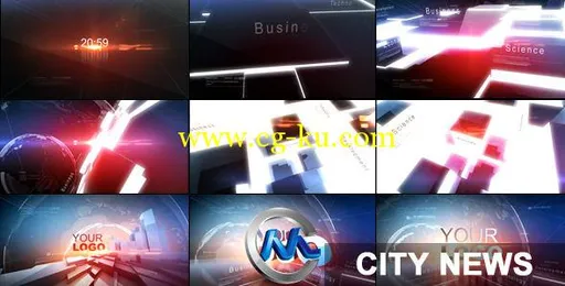 城市新闻AE模板 Videohive City News 2020954 Project for After Effects的图片1