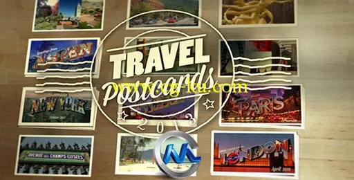 旅游明信片AE模板 VideoHive Travel Postcards 4835059 Project for After Effects的图片1