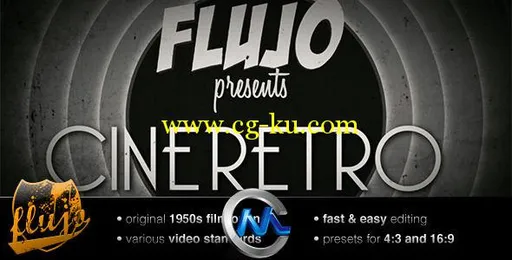 50年代复古开场AE模板 VideoHive CineRetro 139057 Project for After Effects的图片1