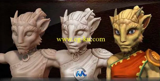 Zbrush网络游戏角色设计视频教程的图片1