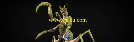 ZBrush与3ds Max游戏昆虫角色制作视频教程的图片1