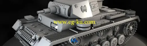 3dsMax坦克高精建模视频教程的图片1
