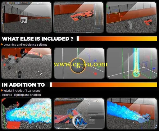 C4D制作F1赛车碰撞视频教程的图片1