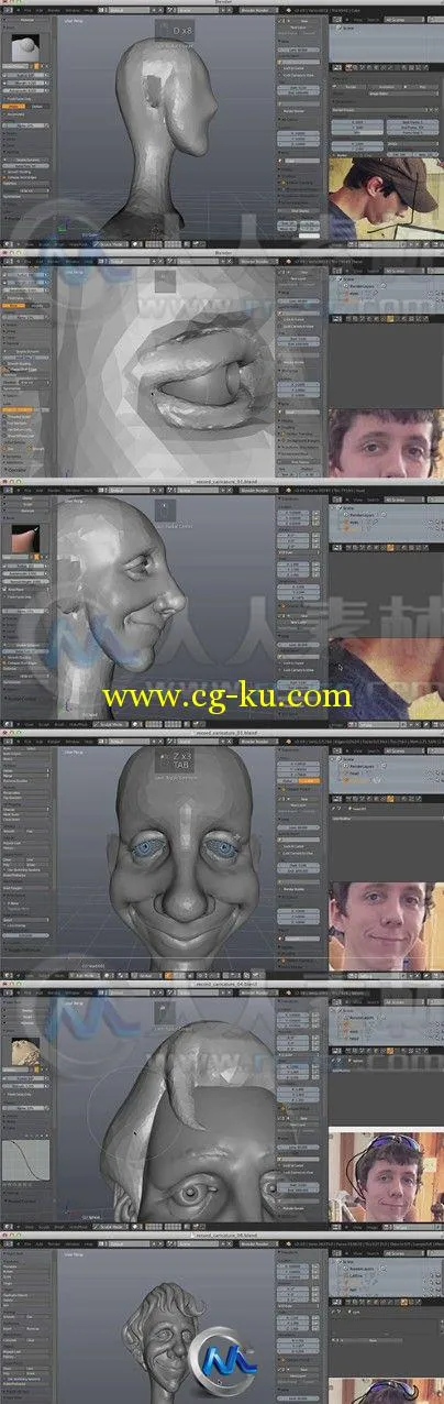 Blender漫画雕刻艺术训练视频教程的图片2