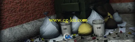 3dsMax游戏碎片环境制作视频教程的图片2
