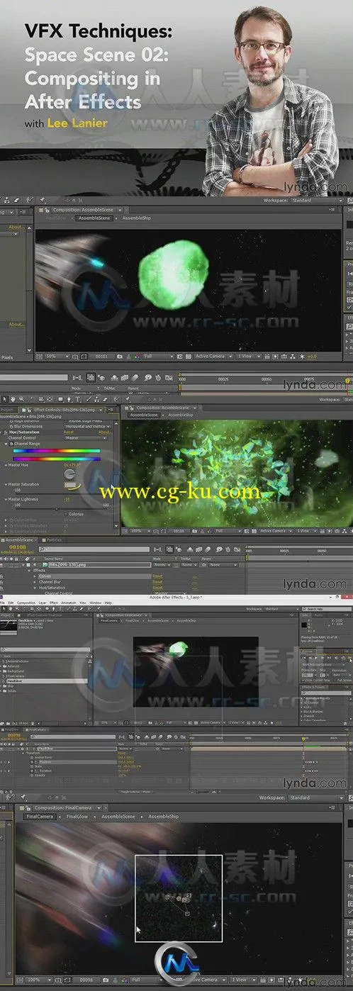 视觉特效系列之宇宙空间AE合成技巧视频教程第二季的图片2