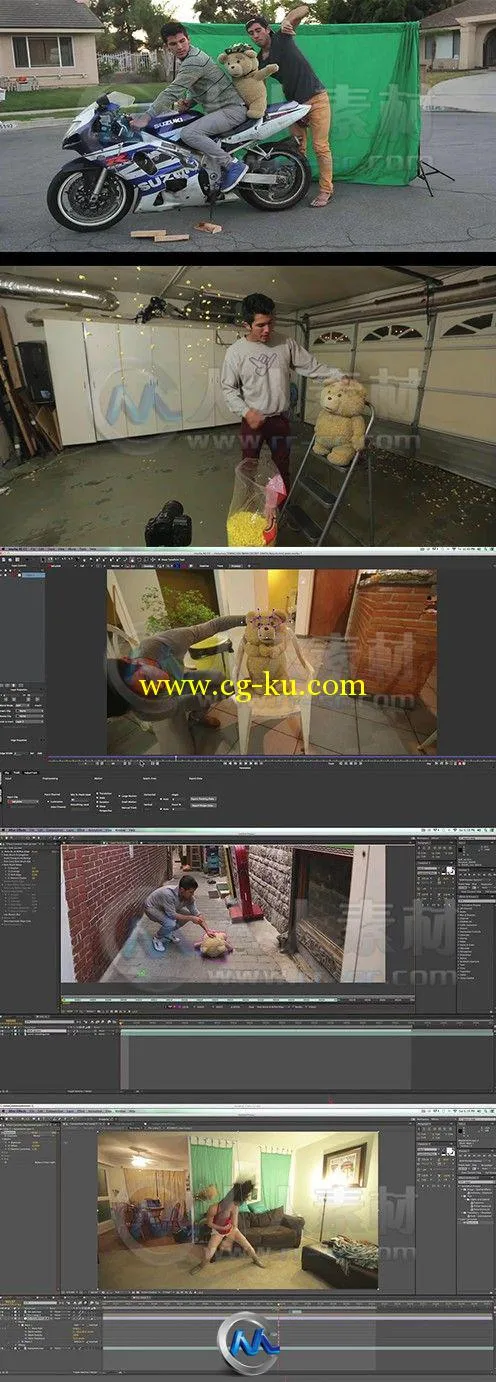 AE泰迪熊真实场景合成训练视频教程的图片2