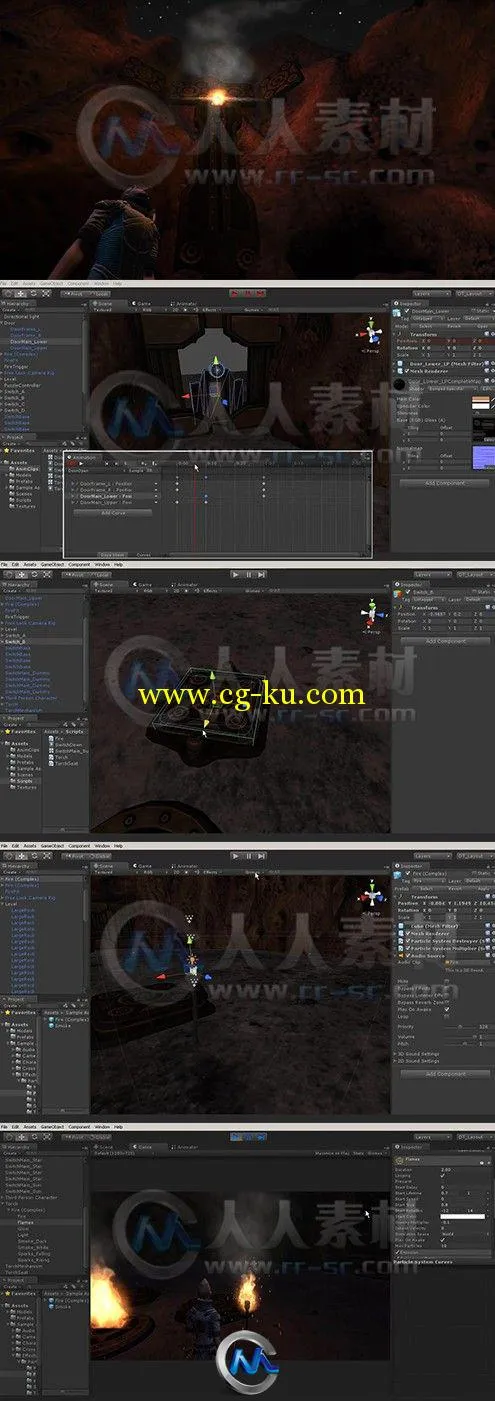 Unity动作冒险解谜游戏制作视频教程的图片2