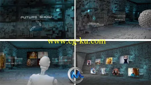 未来派展示动画AE模板的图片1