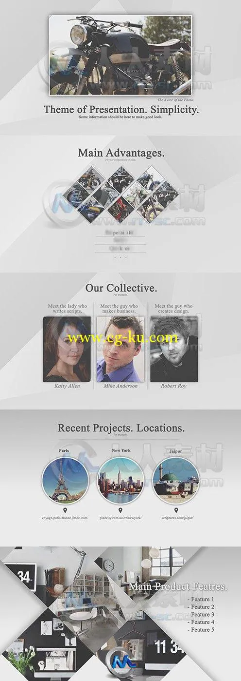 简单大方简报动画AE模板的图片2