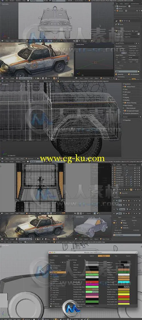 Blender末日战车制作训练视频教程的图片2