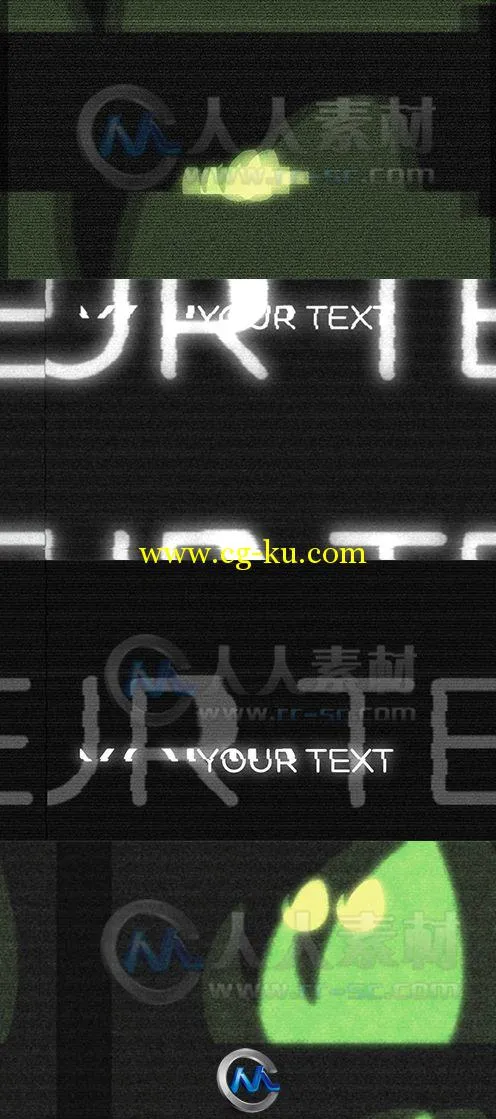 科幻噪波Logo演绎动画AE模板的图片2