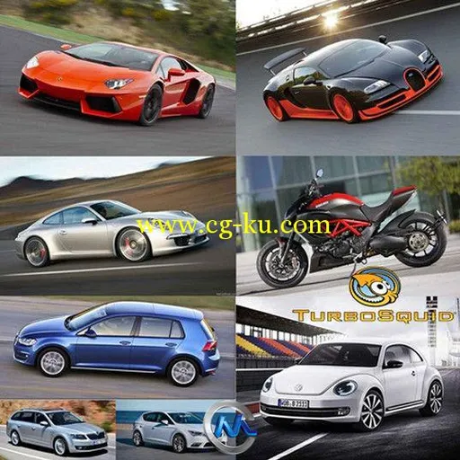 Turbosquid出品汽车3D模型合辑的图片1