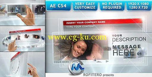 科技触控相册动画AE模板的图片2