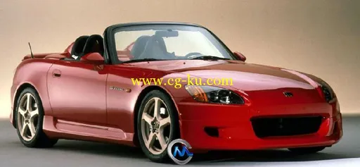 丰田S2000跑车3D模型的图片1
