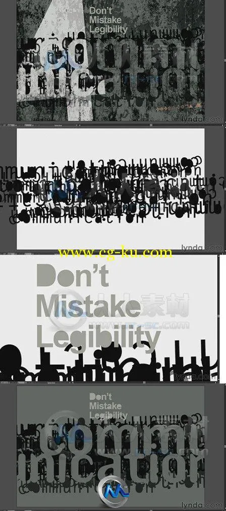 Illustrator混合文字复古海报设计视频教程的图片2
