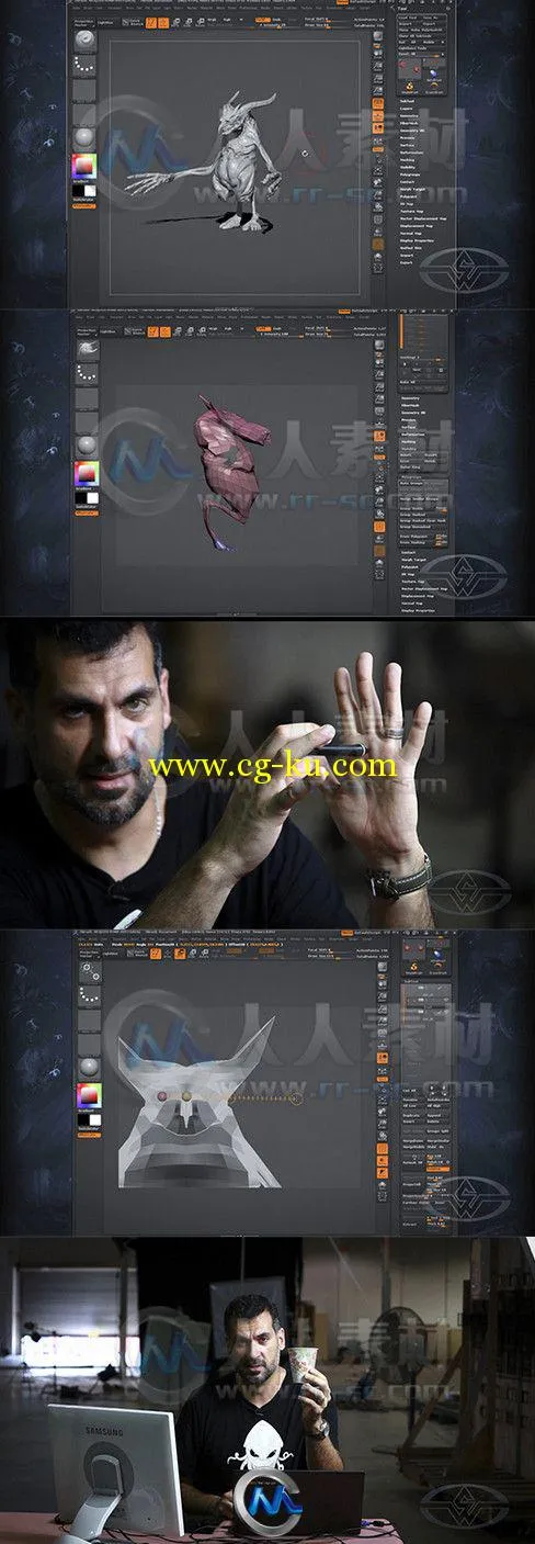 Zbrush角色设计之动态缩放训练视频教程的图片2
