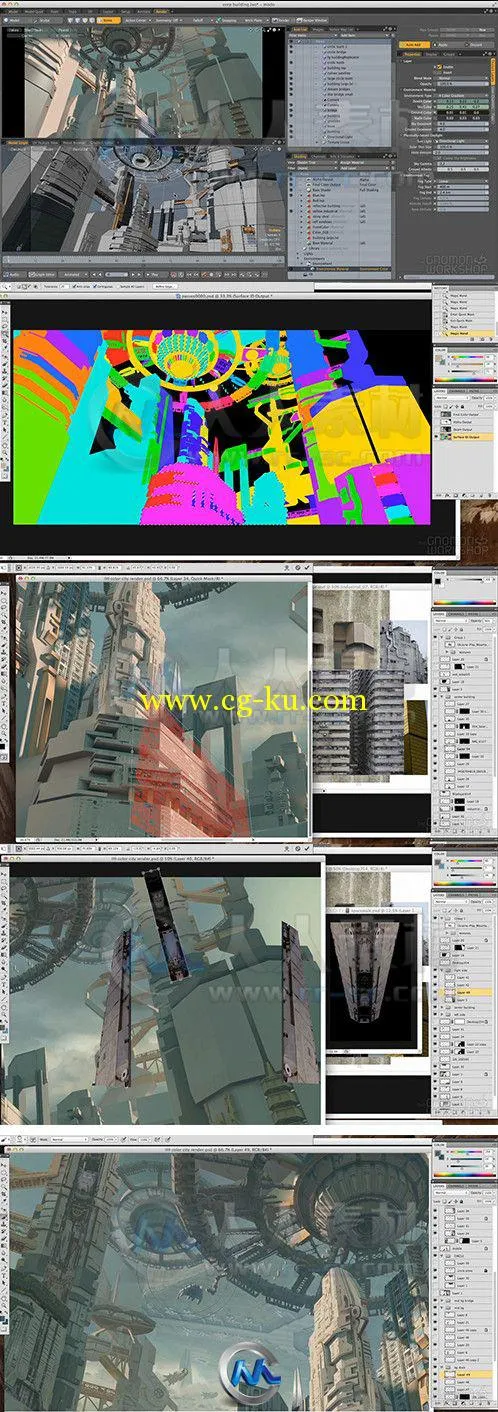 Photoshop概念游戏设计草图制作视频教程第二季的图片2