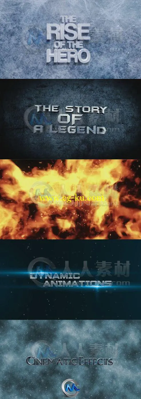 15个片头开场字幕动画AE模板的图片2