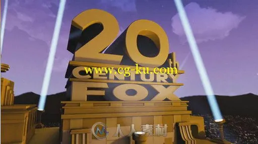 20世纪福克斯公司经典电影片头动画AE模板的图片1