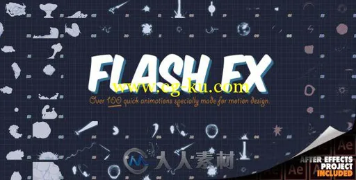 104个二维特效动画AE模板合辑 Videohive Flash Fx Animation Pack 6527641 Project...的图片2