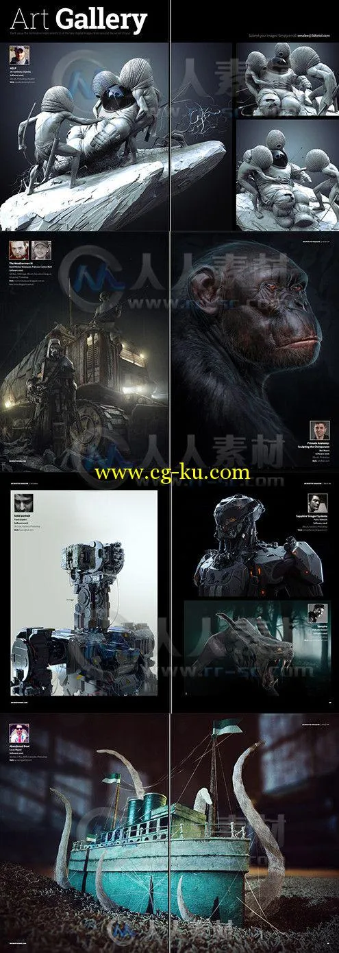 3D创意CG杂志2014年4月刊总第104期的图片1