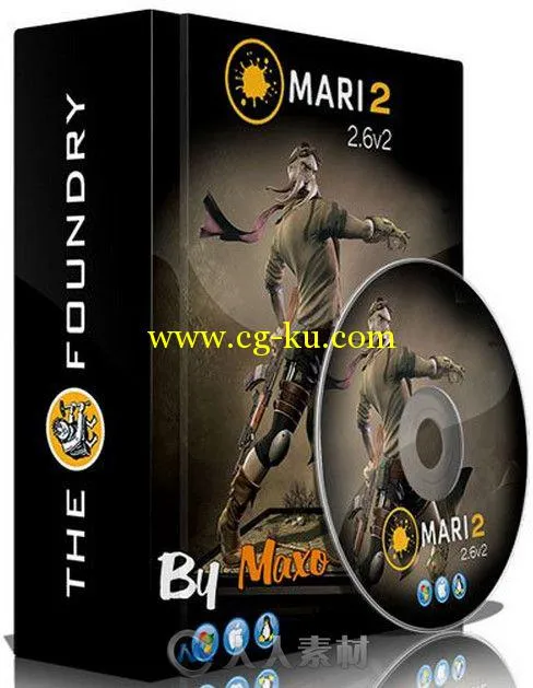 3D纹理绘制工具软件Mari 2.6v2版 The Foundry Mari 2.6v2 WinMac Linux XFORCE的图片1