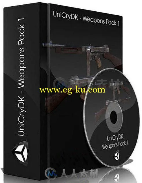 UniCryDK游戏武器3D模型合辑第一季 UniCryDK Weapons Pack 1的图片1
