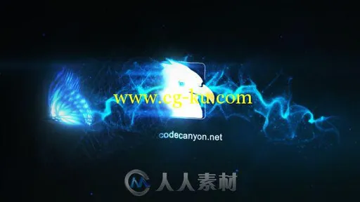 魔法蝴蝶飞舞Logo演绎动画AE模板 Videohive Magic Butterfly Reveal 6559492 Proje...的图片2