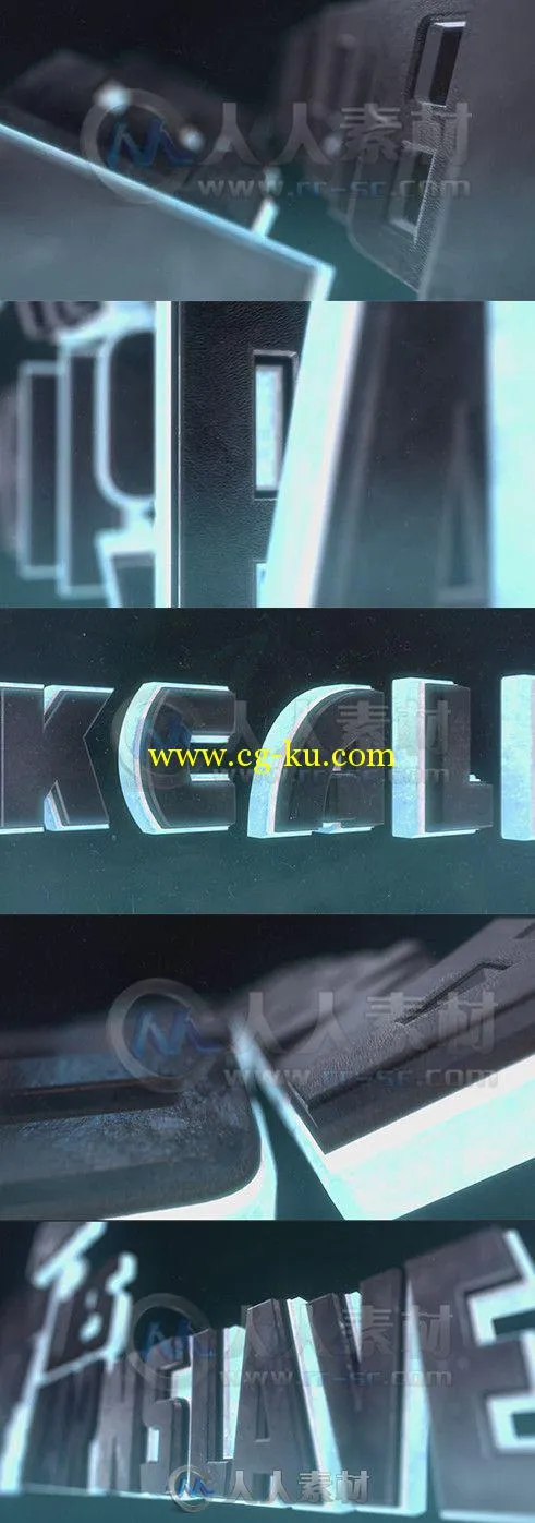 300个E3D材质预设AE模板 Videohive BLACK 6546653 Project for After Effects的图片1