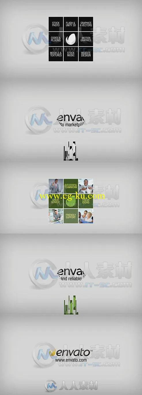 现代企业Logo演绎动画AE模板 Videohive Modern Corporate Logo Reveal 6301001 Pro...的图片1