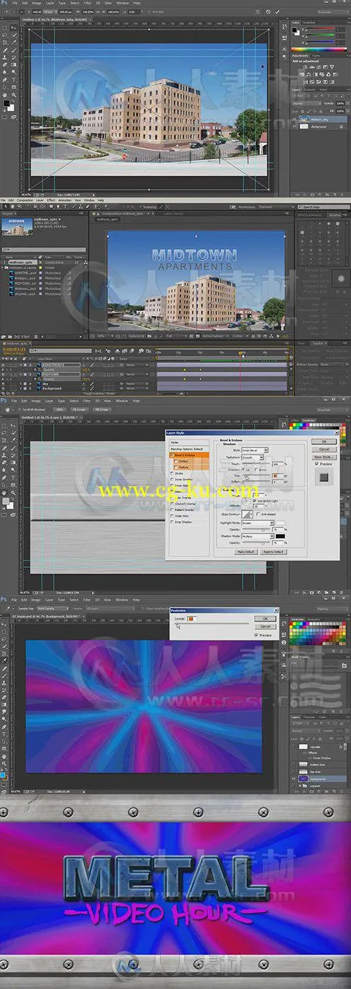 AE与PS结合特效制作视频教程 Digital-Tutors Creating Robust After Effects Compo...的图片1