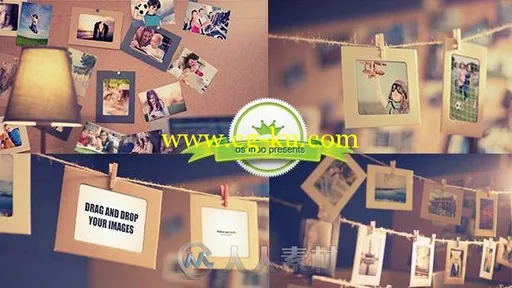 温馨回忆相册动画AE模板 Videohive Photo Gallery Memories 7285580 Project for A...的图片2