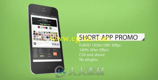手机程序APP推广视频动画AE模板 Videohive Short App Promo 7520647 Project for A...的图片2