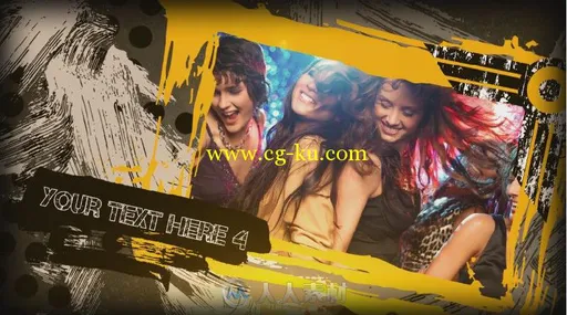 超酷时尚包装动画AE模板 Grunge Presentation After Effects Template CS4的图片2