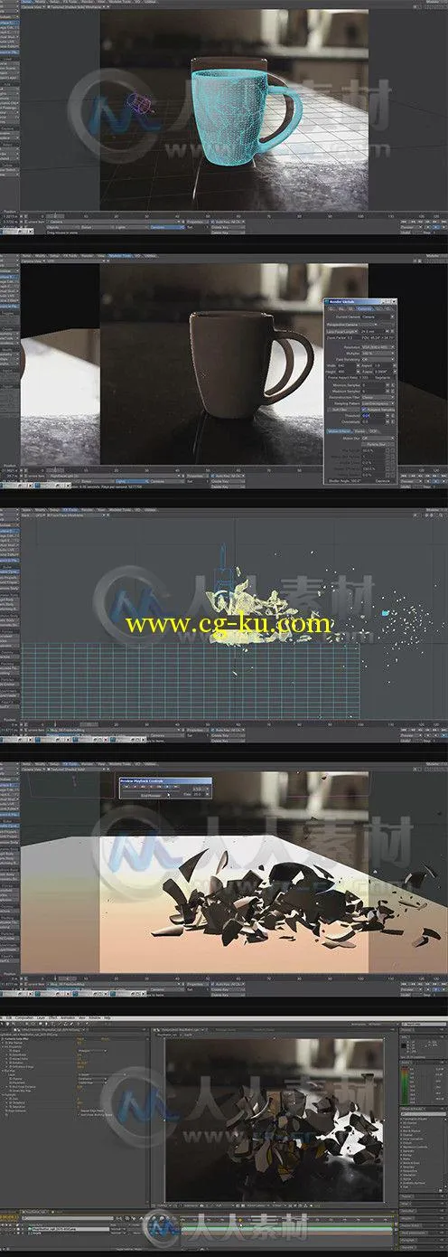 LightWave子弹射击碎模拟视频教程第三季 Simply Lightwave Bullet Dynamics in Lig...的图片1