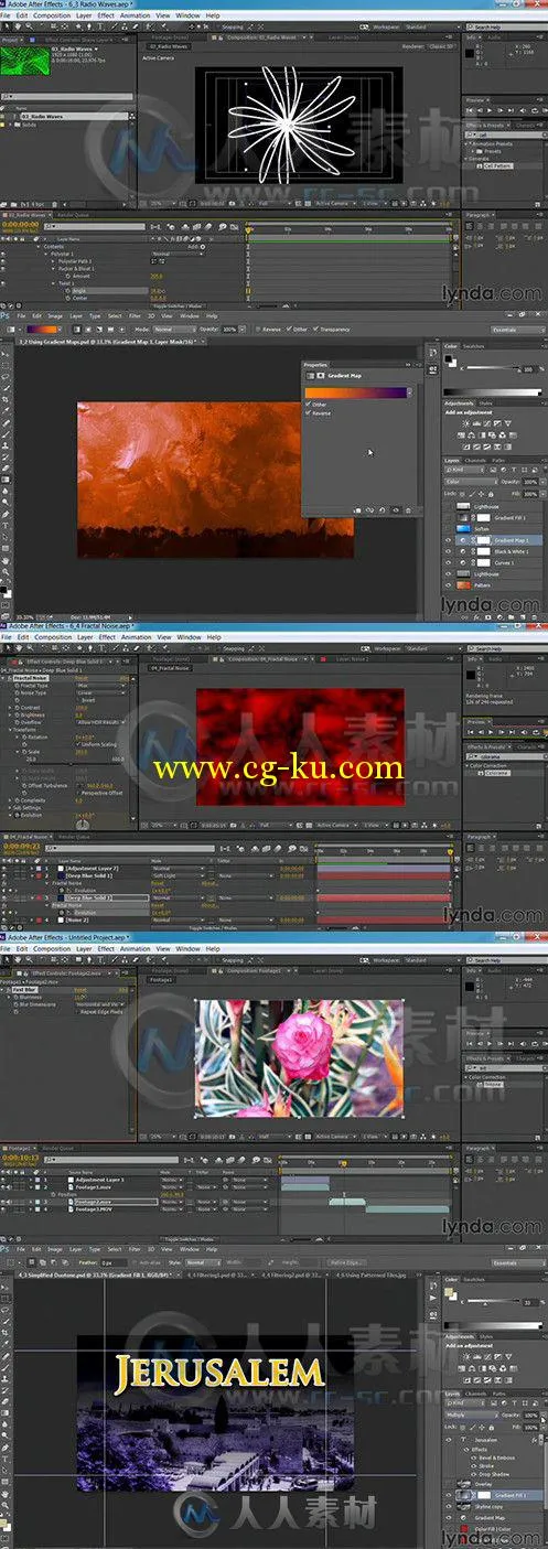 AE与PR背景视频制作视频教程 Lynda Motion Graphics for Video Editors Creating B...的图片1