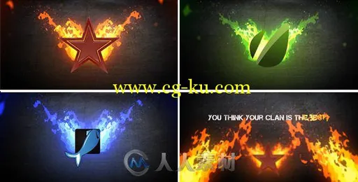 超酷燃烧Logo演绎动画AE模板 Videohive Fire logo 4429346 Project for After Effects的图片2