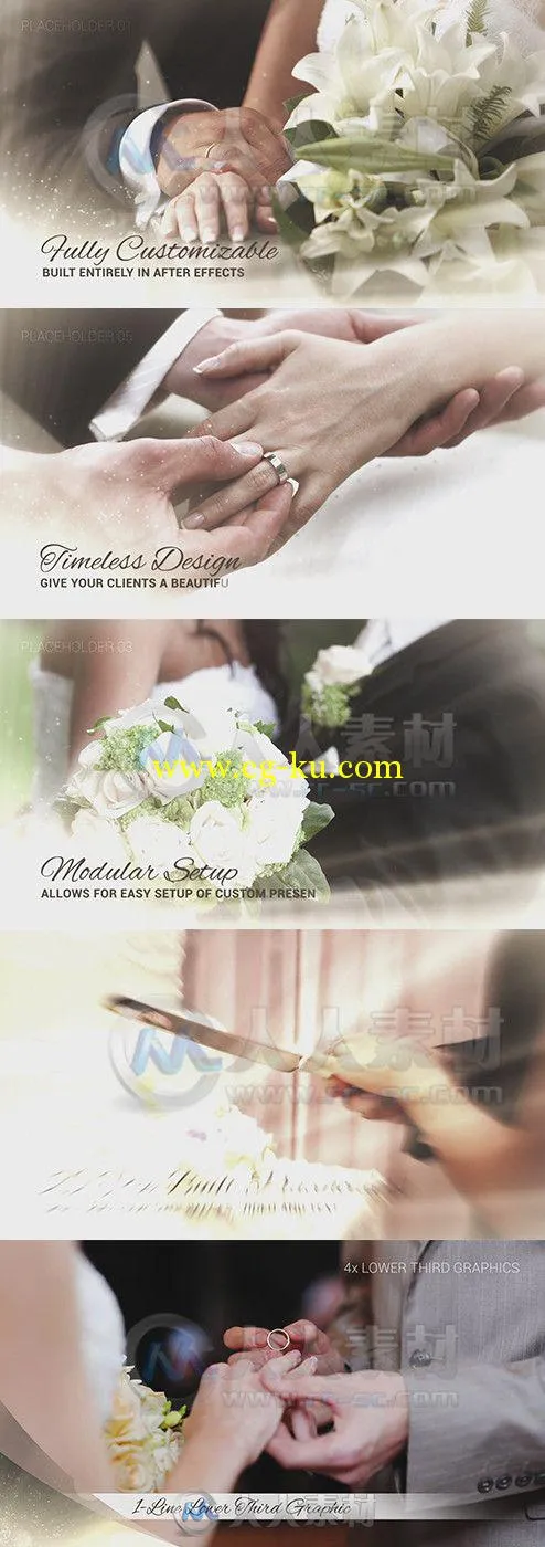 梦幻白色婚礼相册动画AE模板 Videohive Daydream Wedding 7516645 Project for Aft...的图片1
