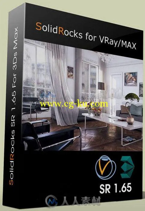 Solidrocks脚本渲染优化3dsmax插件V1.65版 SolidRocks 1.65 For 3ds Max 2010-2015...的图片1