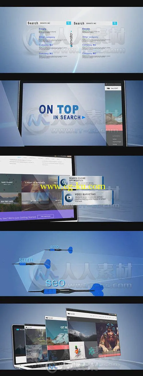 网站全方位展示动画AE模板 Videohive Website Presentation 8686998 Project for A...的图片1