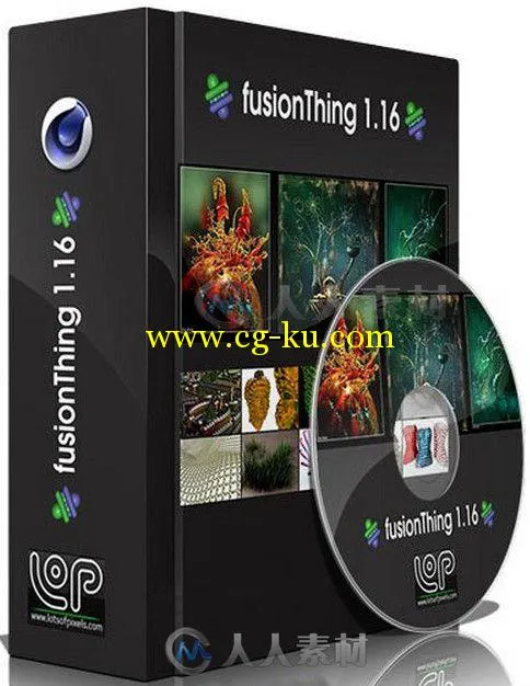 Lotsofpixels Fusionthing建模动画C4D插件V1.16版 Lotsofpixels Fusionthing v1.16...的图片1