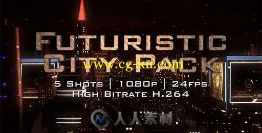 未来城市高清视频素材 Videohive Futuristic City Pack 8925526 Stock Footage的图片2