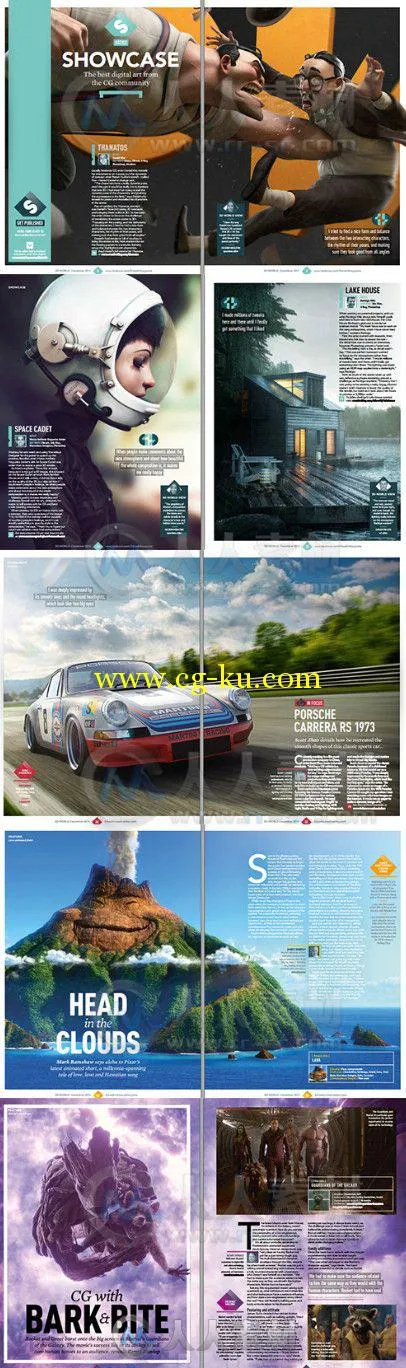 3D世界艺术杂志2014年12月刊 3D World December 2014的图片1