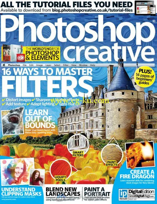 Photoshop创意杂志2014年第119期 Photoshop Creative Issue 119 2014的图片1
