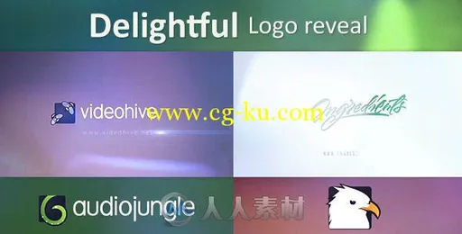 紫色梦幻Logo演绎动画AE模板 Videohive Delightful Logo Reveal 9218460 Project f...的图片1