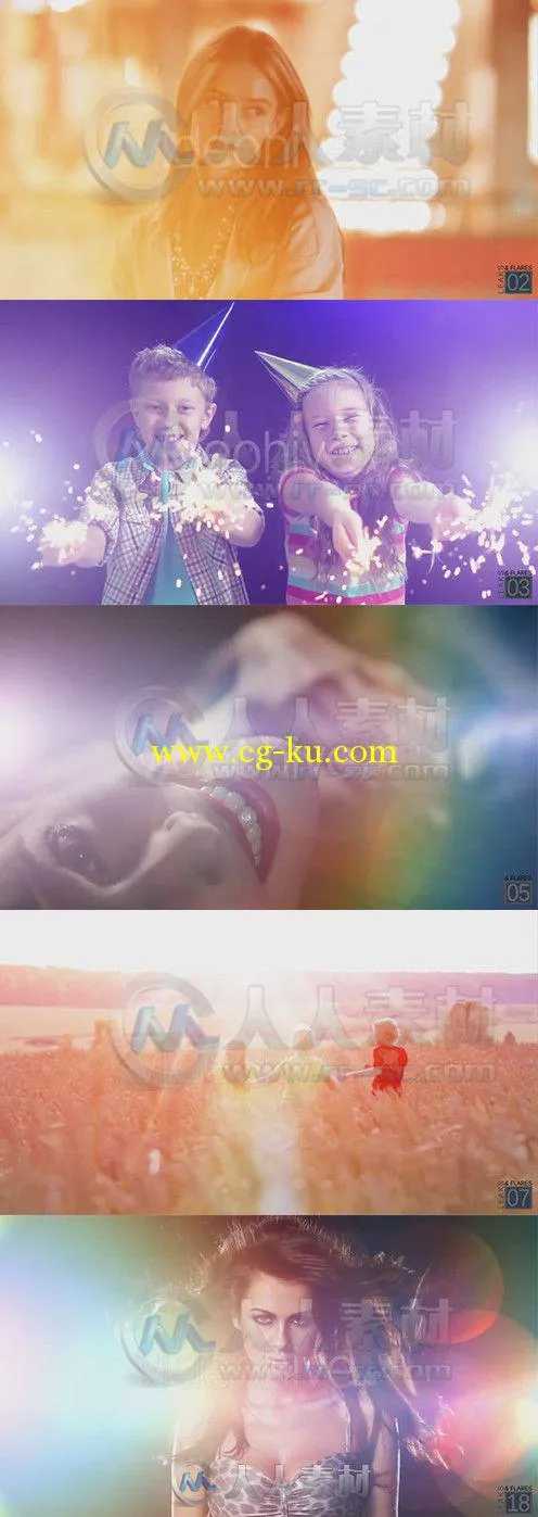 27组超炫光斑动画视频素材 Videohive Leaks & Flares Motion Graphics 9001029的图片1
